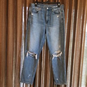 AE Ripped Mom Jeans